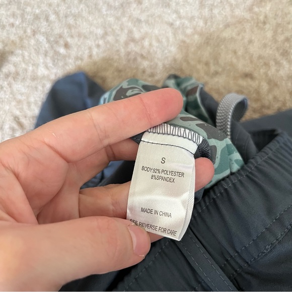 Burlebo River Rock Performance Pants Gray Stretch Athleisure Mens S - Picture 4 of 6